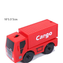Charger l'image dans la galerie, Train électrique en bois pour enfants, jouet, modèle de Train adapté aux pistes de voiture en bois, cadeau d'anniversaire et de noël, nouvelle collection