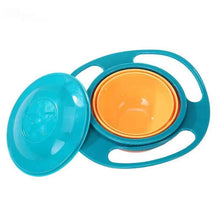 Charger l'image dans la galerie, Bol gyroscopique universel pour enfants, rotation à 360 degrés, anti-déversement, conception pratique, équilibre rotatif, plats d'alimentation solides, assiette, vaisselle