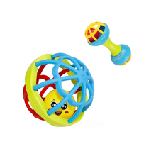 Charger l'image dans la galerie, 2 Hochets Sensoriels pour Bébés | Idéal Naissance & Motricité Fine