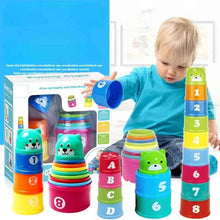 Charger l'image dans la galerie, Enfant cerveau réponse bataille pli tasse main vitesse compétition pli tasse bébé pile jeu éducation précoce Puzzle Train jeux de société jouet