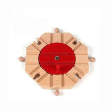 Charger l'image dans la galerie, Composants de voie de Train en bois, ensemble de voies de Train en hêtre, jouets de Train pour enfants, accessoires de chemin de fer, jouets de Train de marque compatibles pour enfants