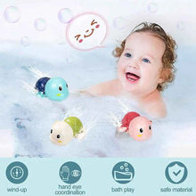 Charger l'image dans la galerie, Jouets de bain pour bébé, mignon, tortue, baleine, piscine, plage, chaîne classique, horloge, jouet d'eau pour enfants, jouets de jeu d'eau