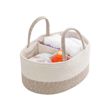 Charger l'image dans la galerie, Sac de voyage multifonctionnel Portable pour maman, sac à couches en corde de coton, sac de rangement de couches, panier de rangement de couches pour bébé