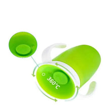 Charger l'image dans la galerie, Gobelet d'apprentissage pour bébé avec couvercle rabattable à double poignée, rotatif à 360 degrés, étanche, bouteille pour nourrissons