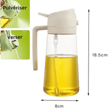 Charger l'image dans la galerie, Distributeur d'huile en VERRE 2 en 1 / 470 ml - ORILYAH