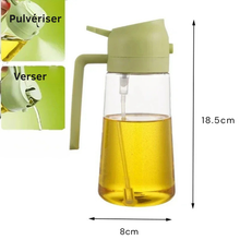 Charger l&#39;image dans la galerie, FINY Distributeur d&#39;huile en VERRE 2 en 1 / 470 ml
