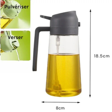 Charger l&#39;image dans la galerie, FINY Distributeur d&#39;huile en VERRE 2 en 1 / 470 ml

