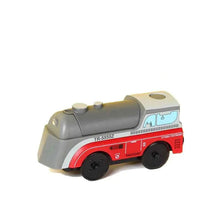 Charger l'image dans la galerie, Train électrique en bois pour enfants, jouet, modèle de Train adapté aux pistes de voiture en bois, cadeau d'anniversaire et de noël, nouvelle collection
