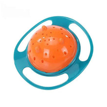 Charger l'image dans la galerie, Bol gyroscopique universel pour enfants, rotation à 360 degrés, anti-déversement, conception pratique, équilibre rotatif, plats d'alimentation solides, assiette, vaisselle
