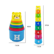 Charger l'image dans la galerie, Enfant cerveau réponse bataille pli tasse main vitesse compétition pli tasse bébé pile jeu éducation précoce Puzzle Train jeux de société jouet
