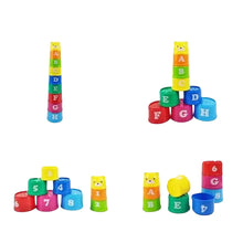 Charger l'image dans la galerie, Enfant cerveau réponse bataille pli tasse main vitesse compétition pli tasse bébé pile jeu éducation précoce Puzzle Train jeux de société jouet
