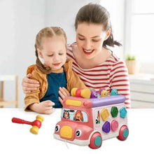 Charger l'image dans la galerie, Jouets d'apprentissage précoce pour bébés, bus musical éducatif, jouets de musique, jeux d'empilage et de tri pour bébés, tout-petits, nouveau-nés de 6 à 12 mois
