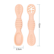 Charger l&#39;image dans la galerie, Set Plat et Cuillères en Silicone pour enfant
