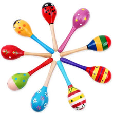 Charger l'image dans la galerie, Grand jouet Montessori pour bébé, Instrument de musique coloré en bois, hochet Shaker, marteau de sable, cloche, jouets d'apprentissage précoce pour enfants
