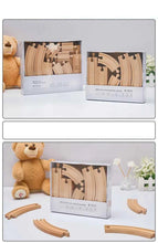 Charger l'image dans la galerie, Ensemble de rails de Train en bois de hêtre, accessoires de chemin de fer adaptés à toutes les marques, jouets éducatifs pour enfants, nouvelle collection
