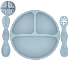 Charger l&#39;image dans la galerie, Set Plat et Cuillères en Silicone pour enfant
