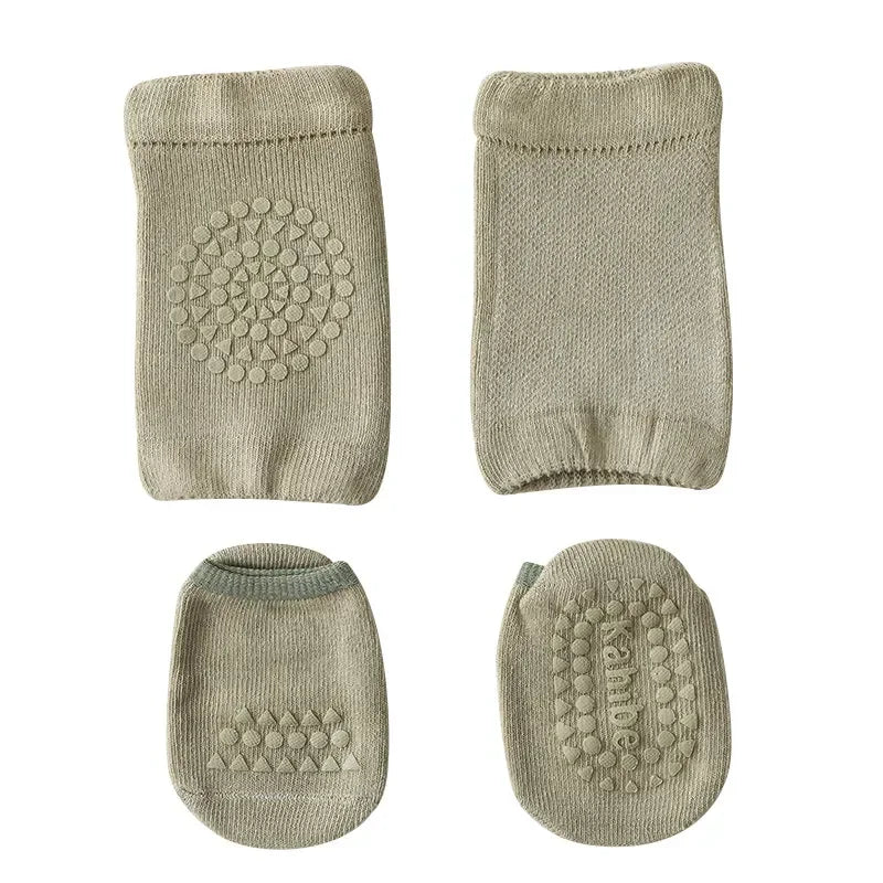 Set chaussettes et genouillères pour bébé