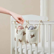 Charger l'image dans la galerie, Organisateur de berceau de pépinière pour bébé, empileur de caddie à couches, rangement suspendu Portable pour couches, lingettes, essentiels pour bébé, Table à langer
