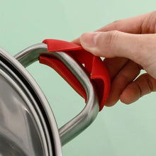 Charger l&#39;image dans la galerie, PROTEC Poignée de Marmite en silicone - Protège-doigts

