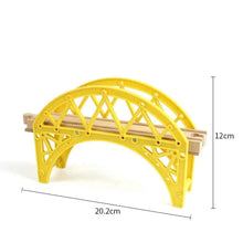 Charger l'image dans la galerie, Composants de voie de Train en bois, ensemble de voies de Train en hêtre, jouets de Train pour enfants, accessoires de chemin de fer, jouets de Train de marque compatibles pour enfants
