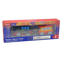 Charger l'image dans la galerie, Ensemble de jouets de Train électrique en bois, Locomotive de voiture électrique, fente moulée sous pression, adaptée à toutes les pistes ferrées de marque en bois pour enfants
