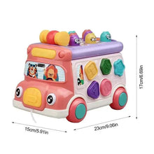 Charger l'image dans la galerie, Jouets d'apprentissage précoce pour bébés, bus musical éducatif, jouets de musique, jeux d'empilage et de tri pour bébés, tout-petits, nouveau-nés de 6 à 12 mois
