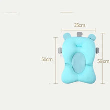 Charger l'image dans la galerie, Coussin de baignoire pour bébé, Support de bain réglable, tapis de siège et coussin de douche pliable pour nouveau-nés, siège de bain flottant pour bébé

