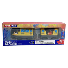 Charger l'image dans la galerie, Ensemble de jouets de Train électrique en bois, Locomotive de voiture électrique, fente moulée sous pression, adaptée à toutes les pistes ferrées de marque en bois pour enfants
