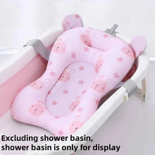 Charger l'image dans la galerie, Coussin de baignoire pour bébé, Support de bain réglable, tapis de siège et coussin de douche pliable pour nouveau-nés, siège de bain flottant pour bébé
