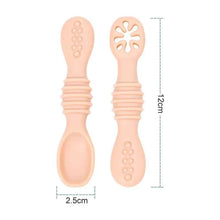 Charger l'image dans la galerie, Set Plat et Cuillères en Silicone pour enfant
