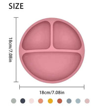 Charger l'image dans la galerie, Set Plat et Cuillères en Silicone pour enfant
